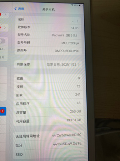iPad iPad mini5
