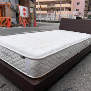 D0180畳セミダブルベッド 引き出し付き 宮付き、照明付き 札幌市内配達無料