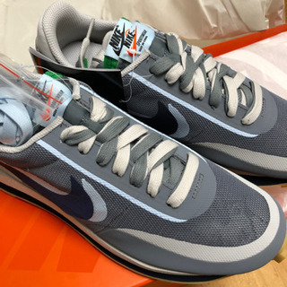 新品!NIKE LDワッフル×sacai CLOT cool grey 26cm - 文京区