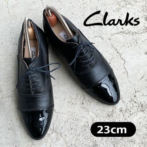 【 Clarks 】クラークス　23cm レザー　ドレス　シューズ