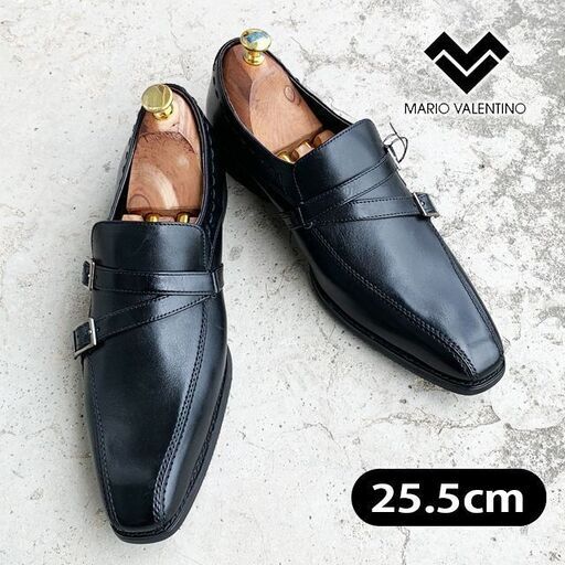 気質アップ MARIO VALENTINO マリオバレンチノ　25.5cm ビジネスシューズ 靴