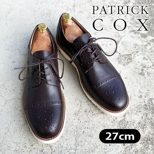 未使用 PATRICK COX パトリックコックス　27cm ビジネスシューズ