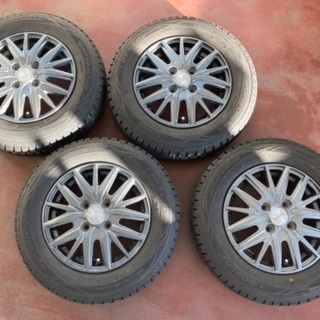 【値下げ】ダンロップ冬WM01 145/80R13 アルミ4本セットJWL-T