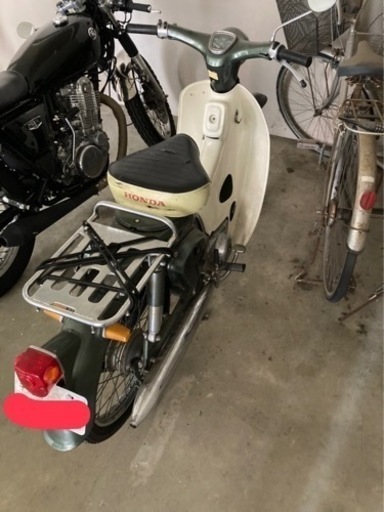 スーパーカブ50 カモメ 行灯 縦キャブ 1976年