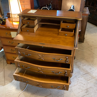 JF3385 ライティングビューロー　収納家具