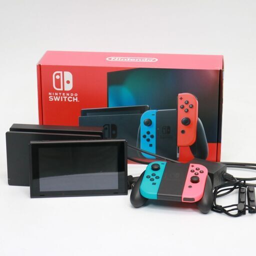 178)【美品】Nintendo Switch Joy-Con(L)ネオンブルー/(R)ネオンレッド ゲーム機 スイッチ