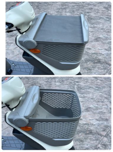 スズキ レッツ4バスケット 綺麗なバイク 便利なバスケット！