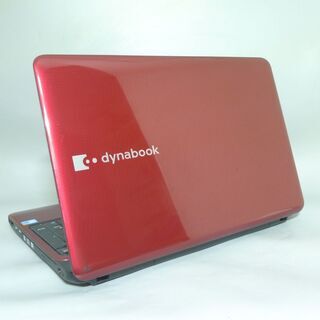 即使用可 レッド 赤 ノートパソコン 中古良品 15型ワイド 東芝