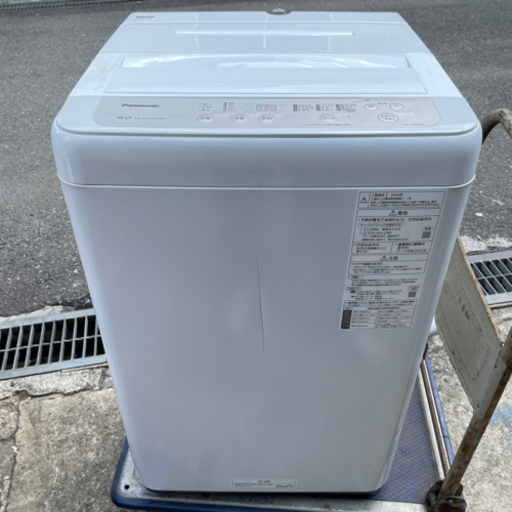 高年式　2020年製　Panasonic 全自動洗濯機 6.0kg　NA-F60B13