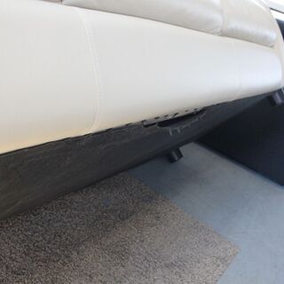 T869) カリモク ZUシリーズ 3P 革張り ZU5003HB ソファ 3人掛け トリプル レザー Karimoku 家具 インテリア リビング