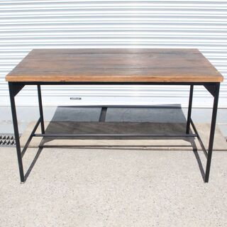 T882) ブレラ BABEL-6 SM パイン 幅120 Knotantiques ノットアンティークス CRASH GATE ダメージ加工 ダイニング テーブル 家具 インテリア