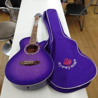 【売ります】GYPSY　ROSE　ギター　紫　B【中古】
