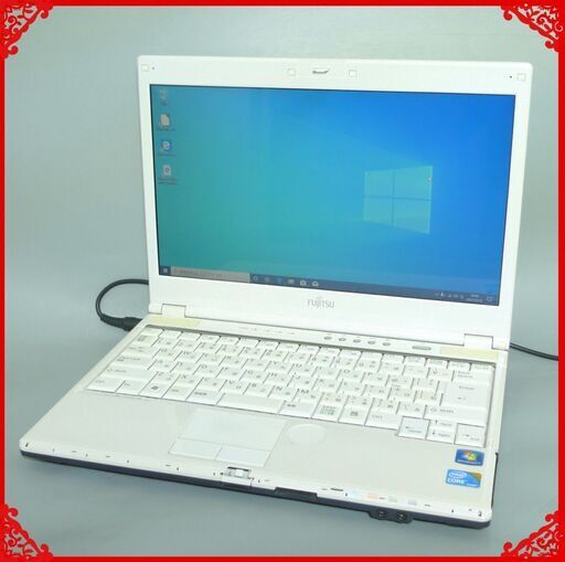 日本製 ノートパソコン 中古動作良品 13型 富士通 SH560/3B Core i3 4GB DVDマルチ 無線 Wi-Fi Bluetooth Windows10 Office 即使用可