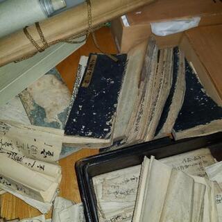 掛け軸 古書 古美術 木箱 骨董 