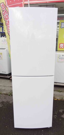 売約済み！【恵庭】ハイアール　冷凍冷蔵庫　JR-NF218A　2018年製　218L　2ドア　ホワイト　中古品　PayPay支払いOK！
