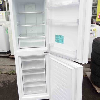 恵庭】ハイアール 冷凍冷蔵庫 JR-NF218A 2018年製 218L 2ドア ホワイト ...
