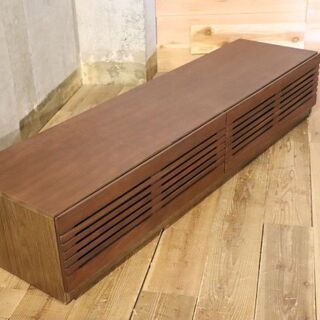 大川の家具メーカー関家具のウォールナット材 SELMA(セルマ)180TVボード！シックでモダンなテレビ台は和の空間から北欧スタイル等さまざまなテイストに馴染みリビングをスタイリッシュな空間に☆BJ136