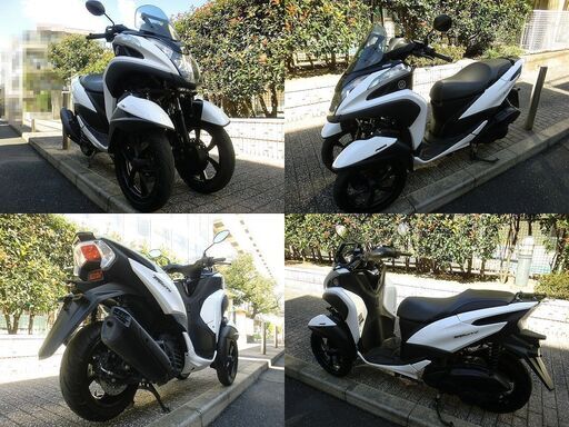 ★普通免許仕様トリシティ125ABSワイドトレッド 現行SEC1J 1.2万km台 マルチバー★東京/大田区【下取OK】 ☆普通免許仕様トリシティ125ABSワイドトレッド 現行SEC1J 1.2万km台