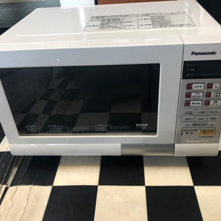 【リサイクルサービス八光　田上店　安心の1か月保証　配達・設置OK】パナソニック Panasonic NE-T157-W [オーブンレンジ エレック 15L ホワイト]