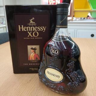 ヘネシー X.O エクストラオールド 1000ml 1リットル 黒キャップ クリア