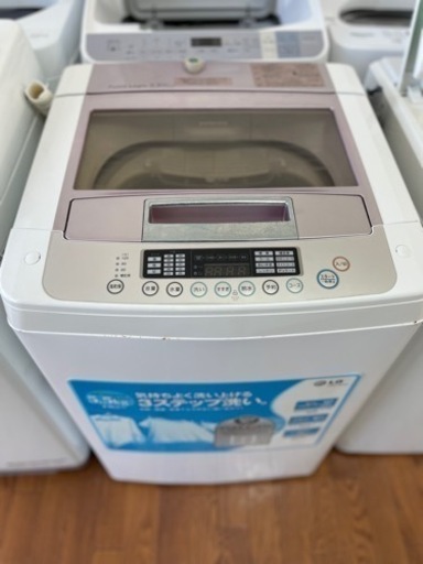 送料・設置込み　洗濯機　5.5kg LG 2013年