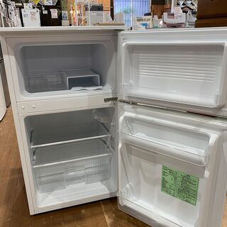 【愛品館市原店】ヤマダ電機 2016年製 90L 2ドア冷蔵庫 YRZ-C09B1【愛市IR】