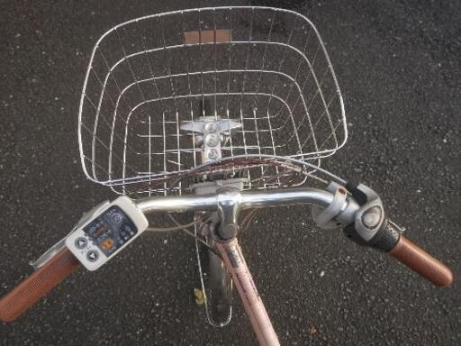 【お買い得】【Panasonic】電動アシスト自転車(ビビステップ BE ENSK63さくらピンク)写真②