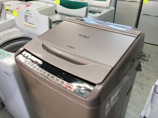 日立10K　インバーター　洗濯機2017年製！　分解クリーニング済み！