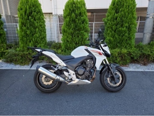 【最終値下げ】CB400F  パールサンビームホワイト　車検ETC付き