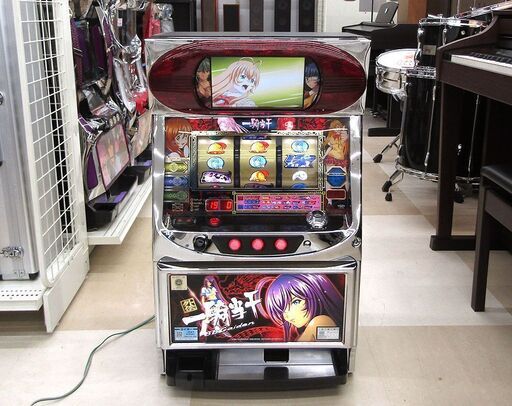 ご自宅まで配送可能 パチスロ実機 タイヨー 一騎当千 BB外伝 Gaiden スロット 5号機 コイン機 家庭用電源仕様 動作品