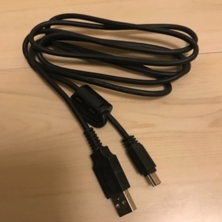 Mini USB（Type B）ケーブル 1.5M ブラック