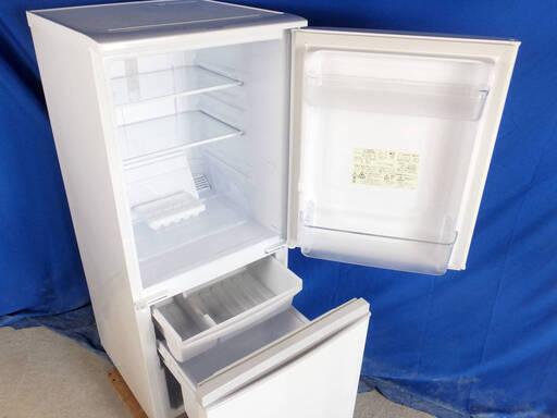 ✨激安HAPPYセール✨2016年式SHARP✨SJ-14E3-KW137L2ドア冷凍冷蔵庫✨どっちもドア ピンク系 単身用 一人暮らし用 学生✨Y-0806-011✨