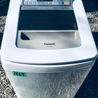 10.0kg‼️1669番 Panasonic✨全自動電気洗濯機✨NA-FA100H2‼️