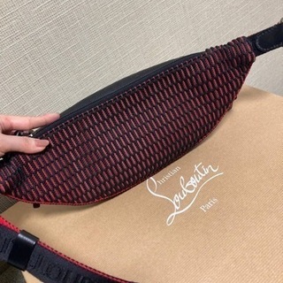 クリスチャンルブタン メンズウエストポーチ 