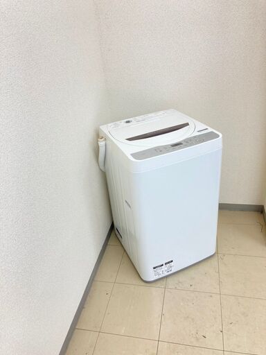 【良品】【地域限定送料無料】洗濯機  SHARP 5.5kg 2018年製  BSB101402