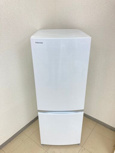 【美品】【地域限定送料無料】冷蔵庫　　TOSHIBA 153L 2018年製　BRA101401