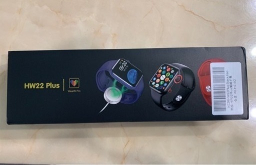 【新品未使用】最新　HW22 Plus スマートウォッチ　日本語 黒BT  Bluetooth SmartWatch
