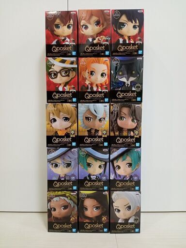 【京都市・大阪・兵庫・奈良 受け渡しOK】ツイステ Qposket petit vol.1~5　15種コンプリート