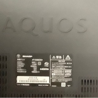 【美品】SHARP60インチ液晶テレビ 4T-C60CN1