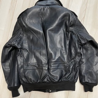 ショット　レザージャケット　40サイズ　ボア付き