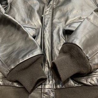 ショット　レザージャケット　40サイズ　ボア付き