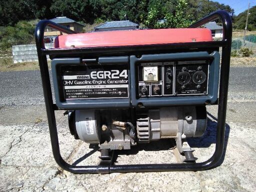発電機　シンダイワEGR 24　実働！！　スローダウン付き！！
