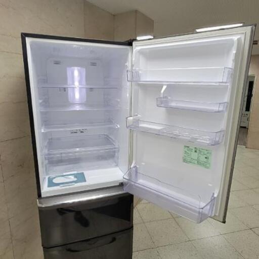 h1020売約済み❌インテリアブラック冷蔵庫！三菱 370L 3ドア 冷蔵庫