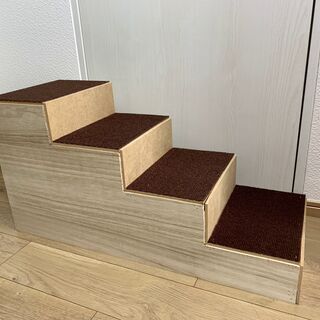 自作 犬・猫 ペット用 ステップ台 未使用 タワー等にも (まあきい