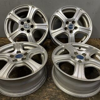 BS BRIDGESTONE FEID NK5 フェイド 社外ホイール 15インチ 4本 6J5HPCD100+45 プリウス ウィッシュ等　(VHO273) クレジットカード QRコード決済可能 BS FEID NK5 フェイド 社外ホイール 15インチ 4本 6J5HPCD100+45
