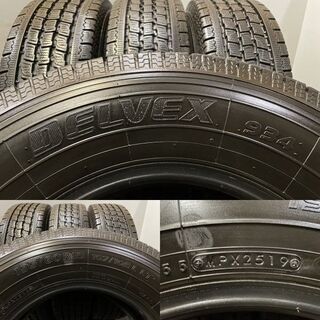 TOYO DELVEX 934 195/80R15 107/105L LT 15インチ スタッドレス 4本 2019年製 レジアスエース ハイエース等　(MTA180) クレジットカード QRコード決済可能