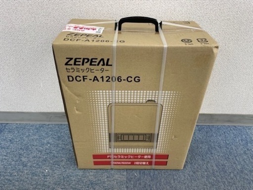 ■新品未開封■ZEPEAL ゼピール セラミックファンヒーター シャンパンゴールド DCF-A1206-CG