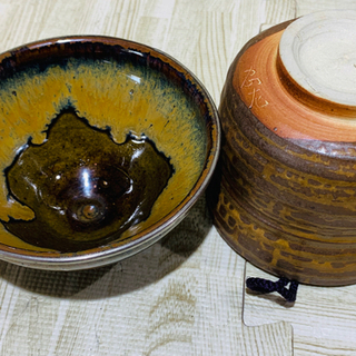 骨董品まとめ売り　花道　茶道　書道　宝斎鉄瓶　尼龍茶のみ　銀縁天目茶碗　朱泥紫泥急須