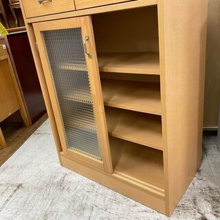 優しくて可愛いカップボード！【愛品館 江戸川店】 カップボード 食器 