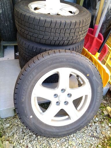 10/24値下げ】ダンロップ スタッドレスタイヤ 195/65R15 ホイール付 